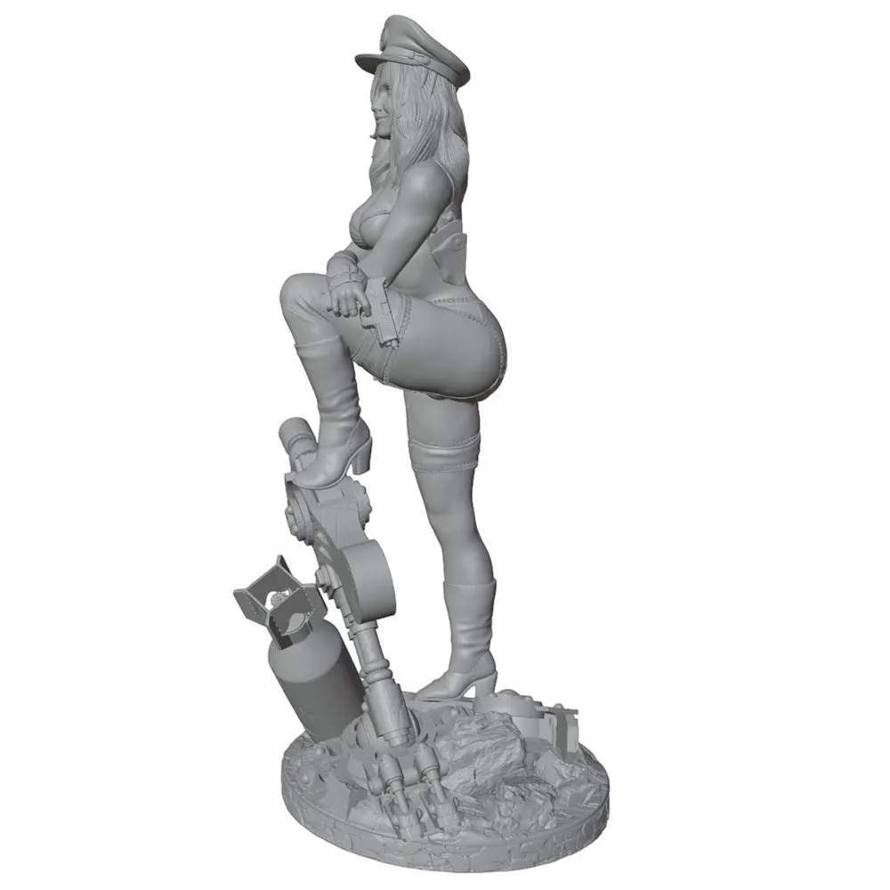 Figura de Resina Mujer Valiente en Ruinas 1/24 - Kit armar y pintar - imagen 5