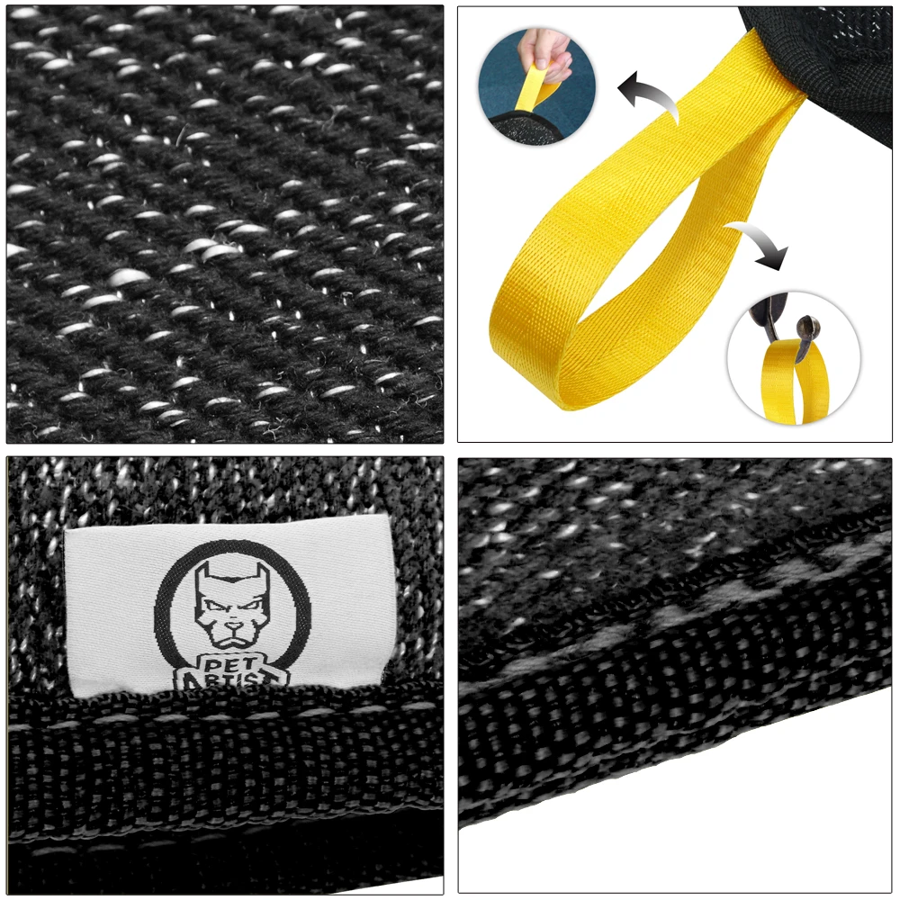 Mangas para mordeduras de entrenamiento de perros, alfombras para mascotas, funda protectora para brazos de juguete para entrenamiento de mordeduras de perros jóvenes, pastor alemán Malinois - imagen 3