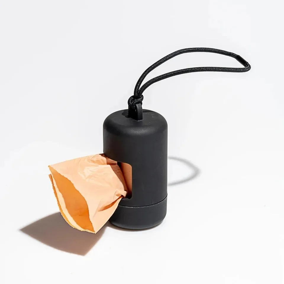 Bolsa de caca para perros, dispensador portátil de bolsas de basura para mascotas, soporte de basura para perros con estilo de lujo, suministros de limpieza - imagen 5