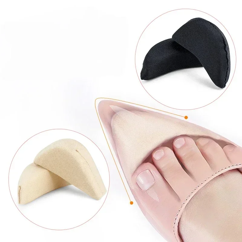 Almohadillas de esponja para el antepié para mujer, plantillas de tacón alto para aliviar el dolor, Reduce el tamaño de los zapatos, Protector de relleno, accesorios de ajuste - imagen 2