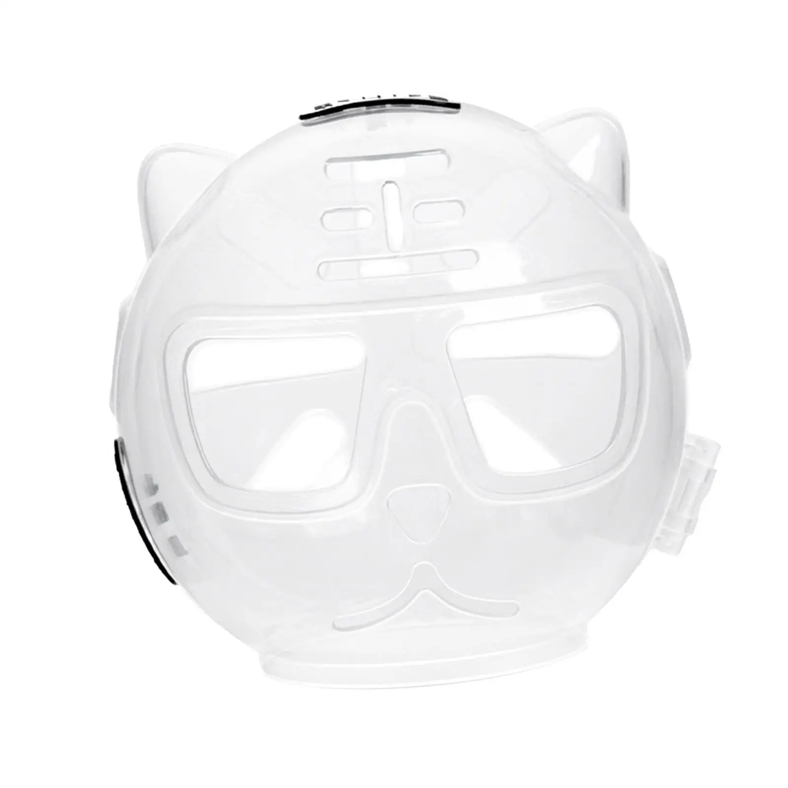 Cat Muzzle Cat Hood Breathable Comfortable Accessories Grooming Helmet Cat Mouth Cover for Beauty, Travel Shaving Bathing