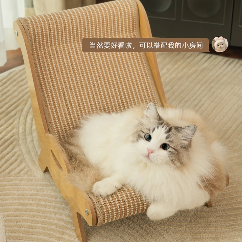 Cama de cartón 2 en 1 para gatos – Cama y rascador - imagen 3