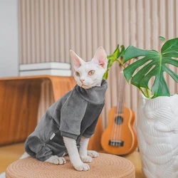 Jersey de lana para gatos – Abrigo cálido de cuello alto para invierno