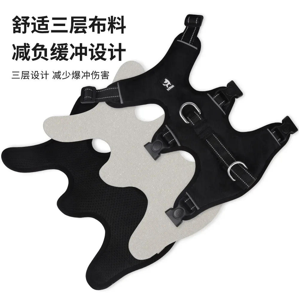 Nueva correa para el pecho para perros, correa para el pecho para perros grande sin rotura, correa para perros de tela Oxford, suministros para mascotas - imagen 4