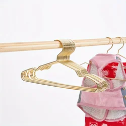 10 Uds. Percha dorada para mascotas para abrigos, trajes, pantalones y chaquetas, perchas duraderas para ropa para el hogar