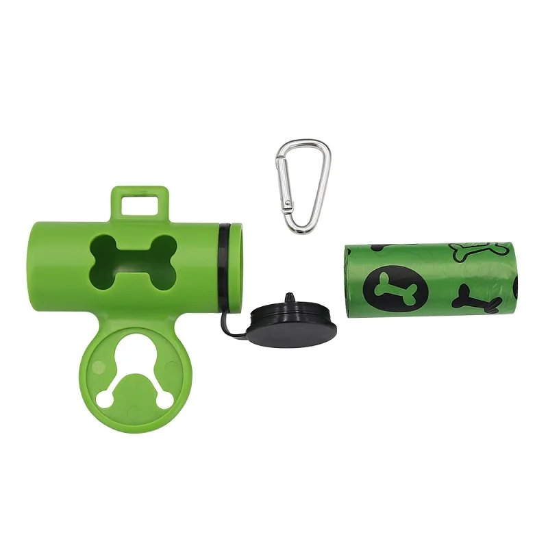 Bolsa de basura para mascotas con cubo de basura multifuncional, dispensador de bolsas para caca de perro portátil, bolsa de residuos para cachorro, suministros para mascotas respetuosos con el medio ambiente - imagen 4