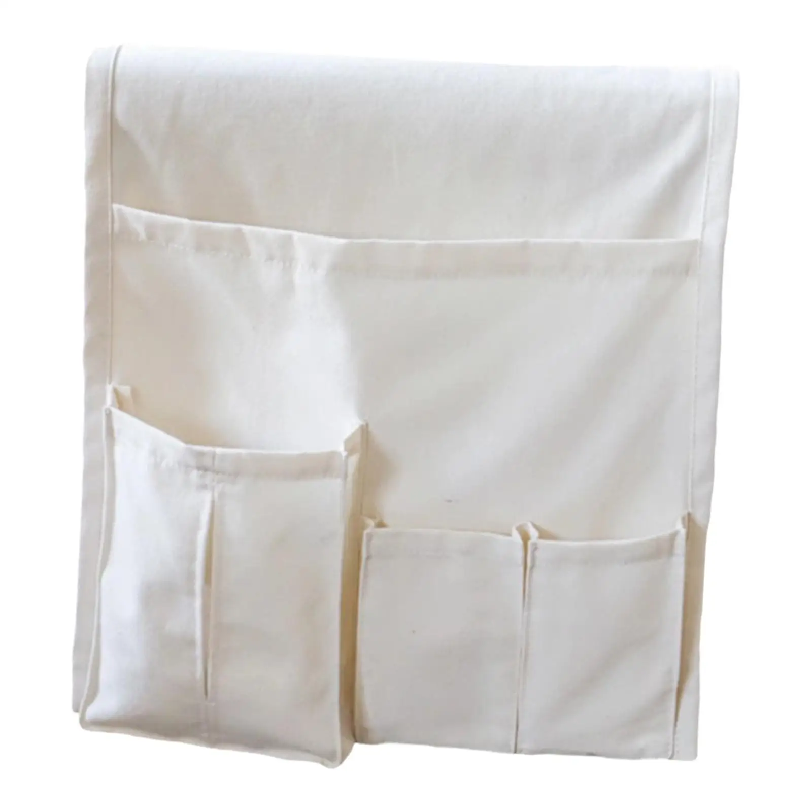Organizador de reposabrazos de sofá, organizador de lona para reemplazar el sofá, bolsillo de almacenamiento junto a la cama para teléfonos con Control remoto, llaves, dormitorio, sofá lateral - imagen 3