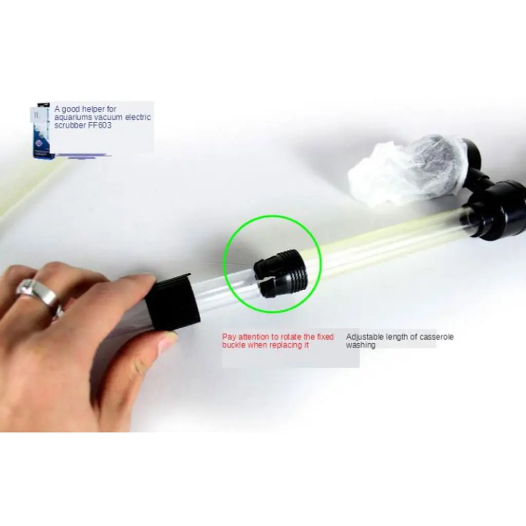 Electric Aquarium Gravel Cleaner, Cleaner Water Filter Washer Siphon Cleaning