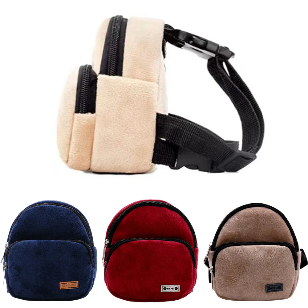 Mochila de franela para perros pequeños - imagen 3