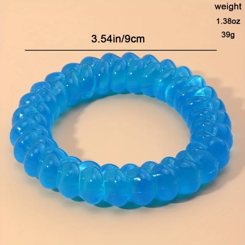 1 juguete multicolor para morder mascotas, adecuado para mascotas que morder duras: promueve limpiar los dientes y masticar saludable - imagen 2