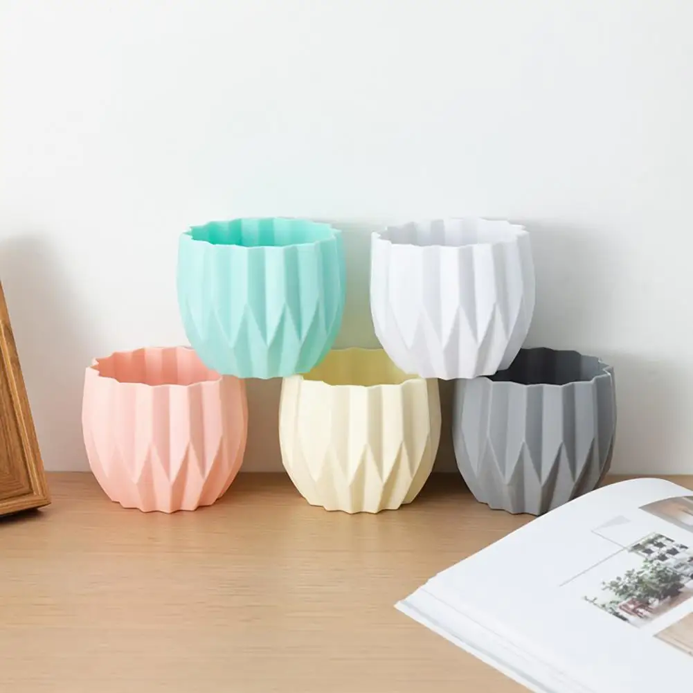 Florero de estilo nórdico, maceta de cerámica de imitación, decoración - imagen 3