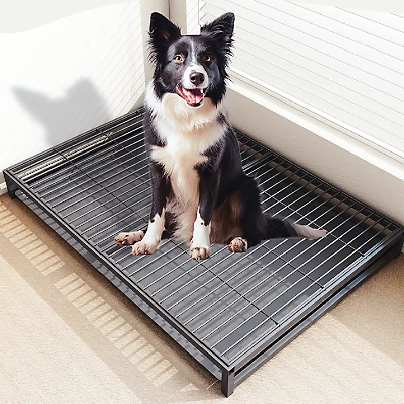 Inodoro para perros, caja de arena para perros de interior, caja de arena de acero inoxidable para perros mayores, urinario, inodoro lavable para perros, entrenamiento antipasos para cachorros