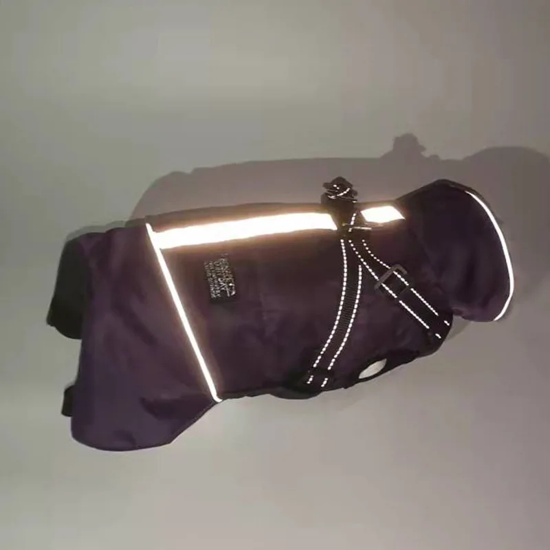 Chaqueta reflectante para perros, chaqueta de invierno muy cálida con arnés para perros pequeños y medianos, abrigo a prueba de frío para exteriores, Chihuahua - imagen 5