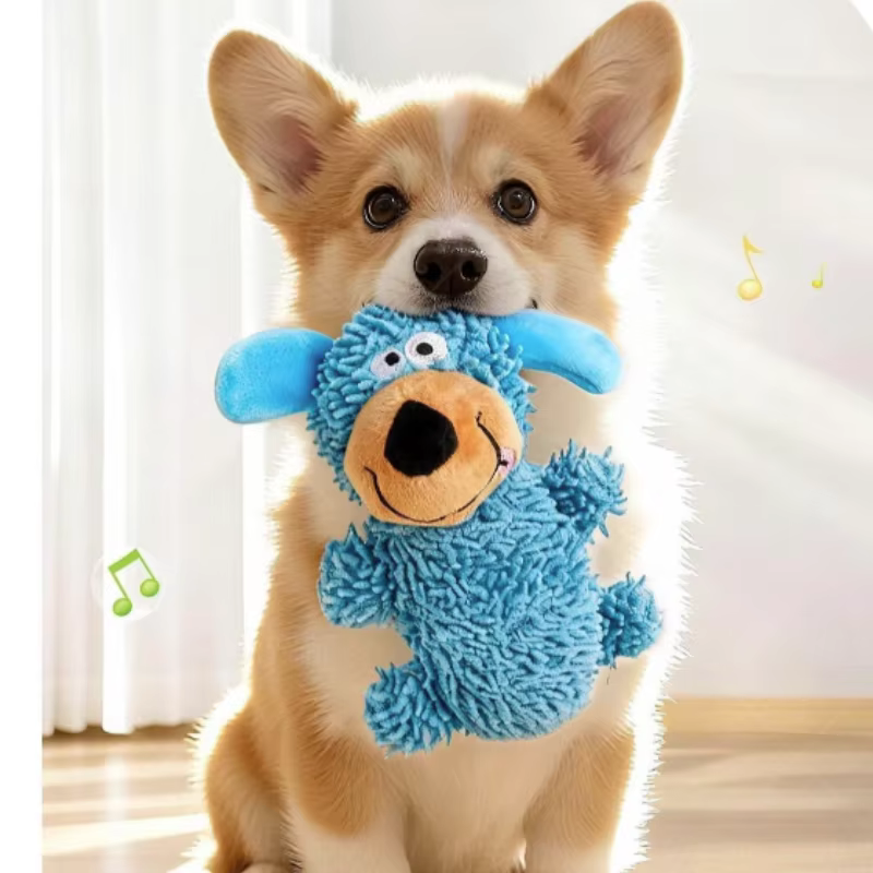Juguete interactivo para perro con sonido, resistente limpieza dental - imagen 2