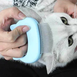 Cepillo quitapelitos para gatos con diseño concha - Cuidado del pelaje