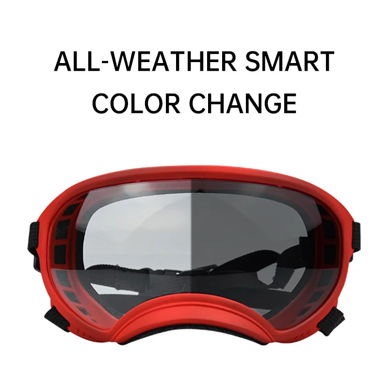 Gafas para mascotas que cambian de color, gafas para perros, gafas de sol para perros de tamaño, gafas para la nieve, gafas de sol para perros resistentes a los rayos UV - imagen 5