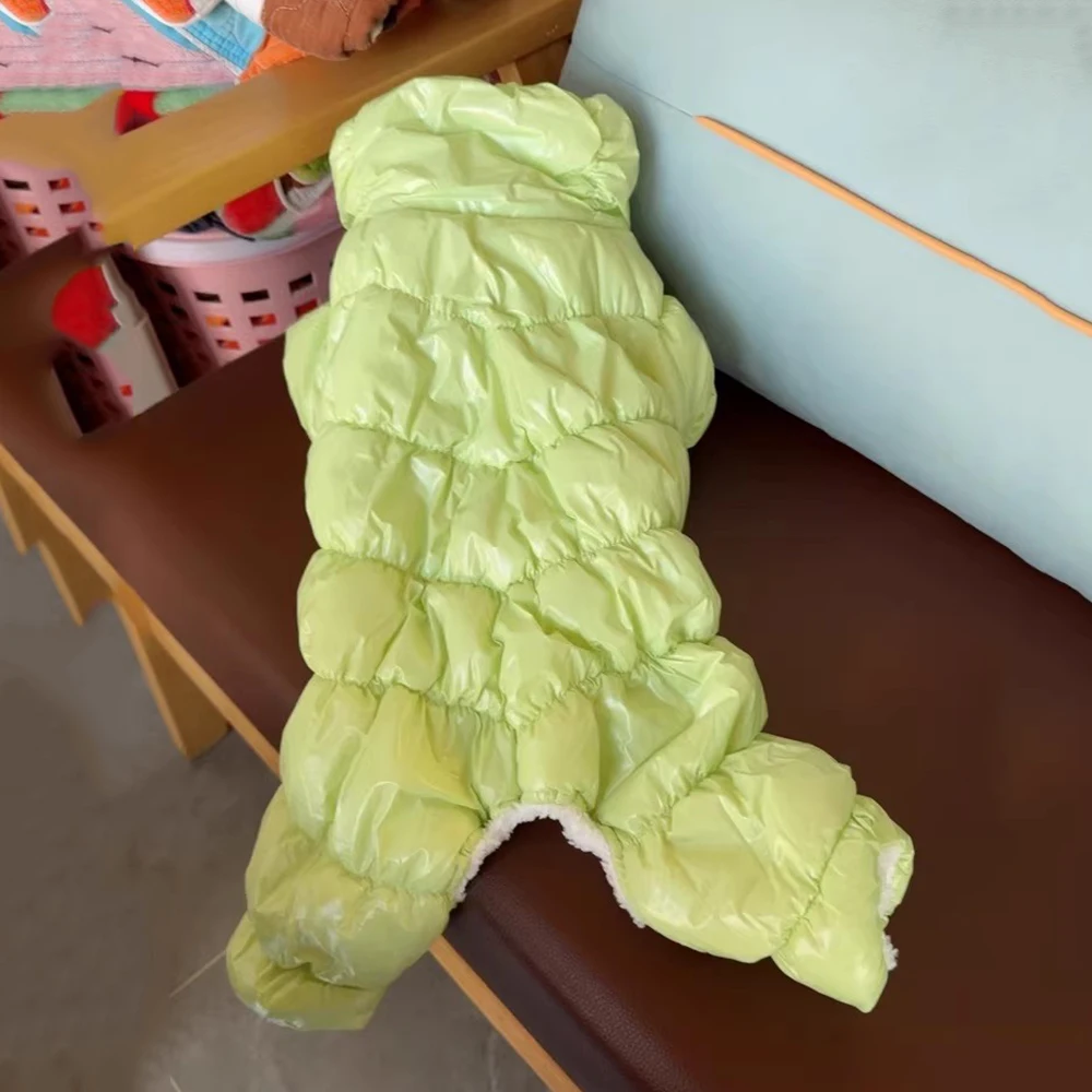 Abrigo plumón para perros gatos Shih Tzu Bulldog invierno cálido - imagen 4