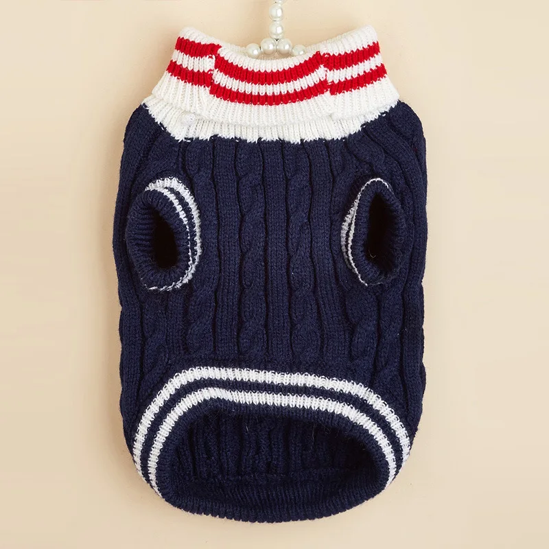 Otoño Invierno suéter para perros, ropa cálida y bonita para mascotas para perros pequeños y medianos, abrigo grueso para cachorros, Chihuahua Yorkie Customes - imagen 4