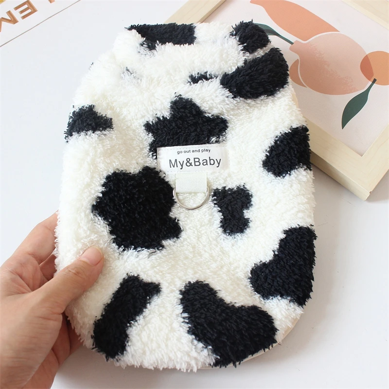 Overol de terciopelo para perros y gatos - ropa de invierno abrigada - imagen 5