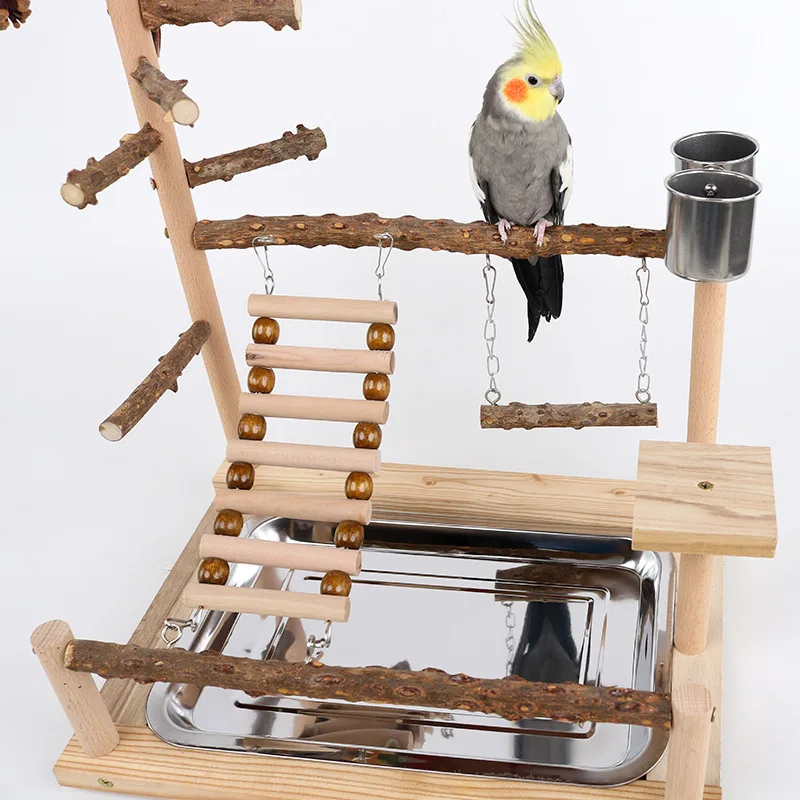 Plataforma de escalada para loros – Madera de pimienta Sichuan - imagen 5