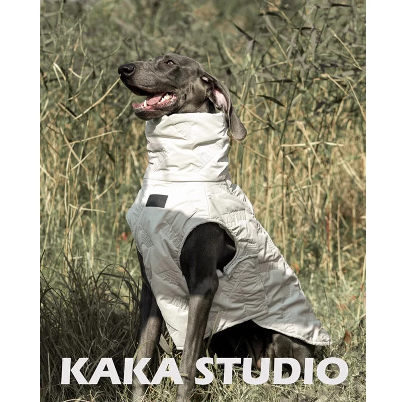 Ropa grande para perros a la moda, chaleco impermeable de invierno para perros, ropa cálida para mascotas, chaqueta para perros grandes, disfraz de Labrador Golden Retriever