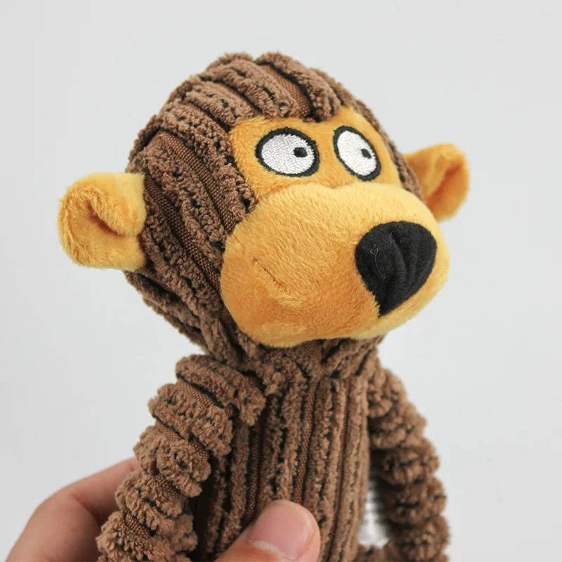 Juguete de peluche con chirrido para perros - masticable y resistente - imagen 4