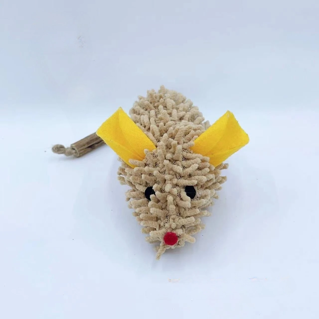 Juguete para gato ratón grande, simulación de hierba gatera, juego interactivo, juguete de peluche para mascotas - imagen 4