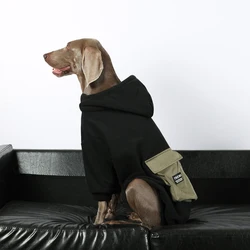 Sudadera con capucha para perros grandes tipo Labrador Golden Retriever - Ideal primavera