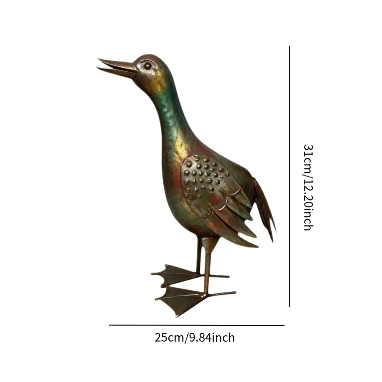 Duck Art Sculpture Yard Art Sculpture Decorative Standing Garden Decoration Simulation Creative Garden Decor Colorful Versatile Duck Art Sculpture Yard Art Sculpture Decorative Standing Garden Decoration Simulation Creative Garden Decor Colorful Versatile