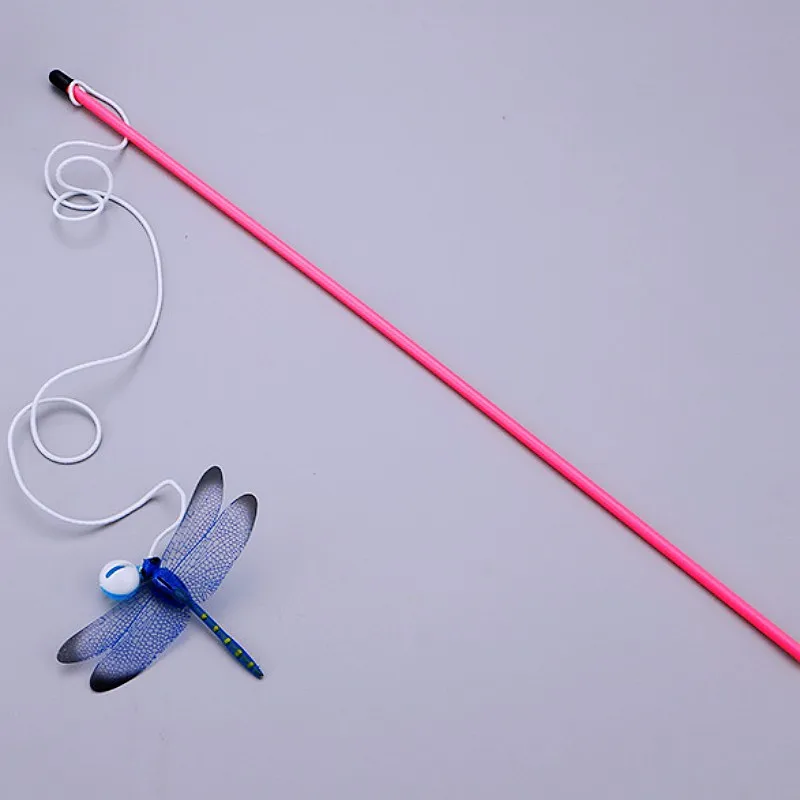 Juguete interactivo para gatos libélula – palo de mariposa - imagen 5