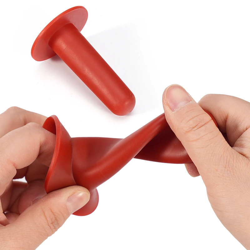 Bebedero para ganado y ovejas, tetina roja para alimentación de ternero, tetina para biberón, accesorios para biberones, suministros de alimentación para ganado, 2 uds. - imagen 4