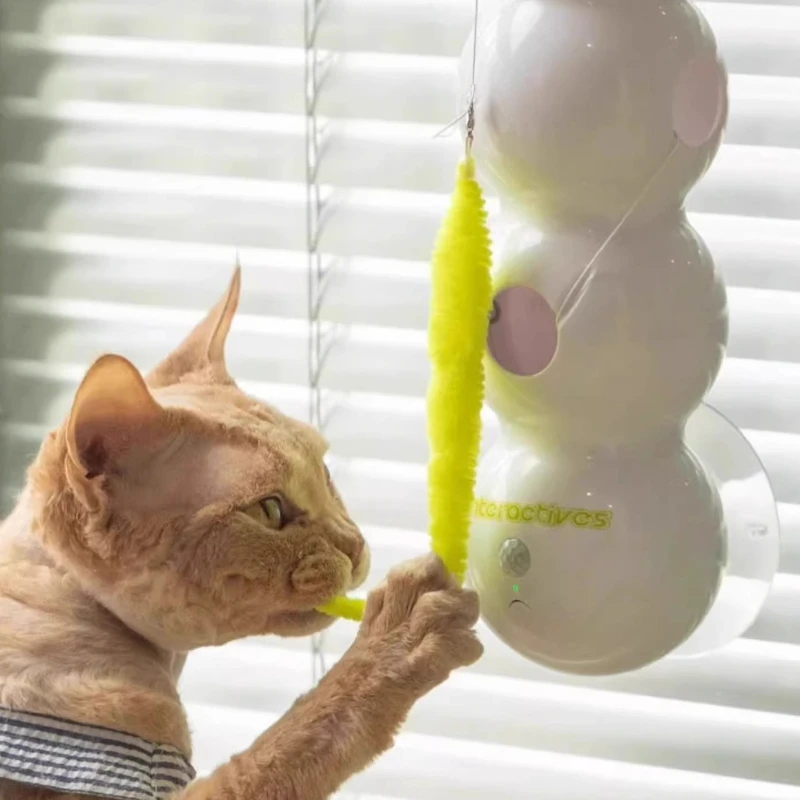 Juguetes interactivos creativos para gatos, accesorios de juguete para gatos con detección eléctrica, botón de inicio, juegos para gatos, juguetes para cachorros, gatitos, producto para mascotas - imagen 3
