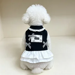 Ropa de verano ligero para perros Chihuahua y Bichón – Falda encaje