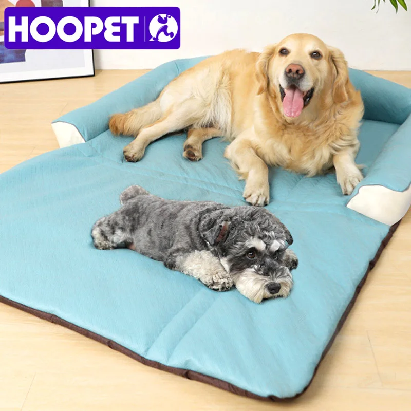 HOOPET-alfombrilla de dormir de gran tamaño para perro, estera antidesgarro, antimordedura, extraíble, lavable, para perrera - imagen 2
