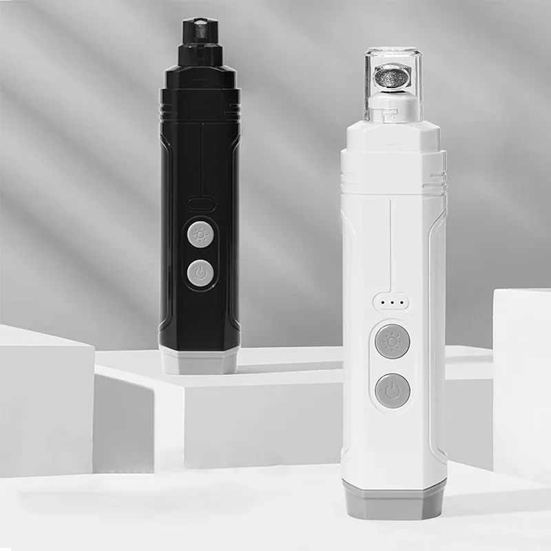 Molinillo de uñas eléctrico para mascotas, cómodo cortaúñas para mascotas con rueda pulidora, luz LED, cortaúñas recargable para perros, suministros para mascotas - imagen 2