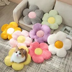Cama floral de felpa lavable para gatos y perros – cojín suave