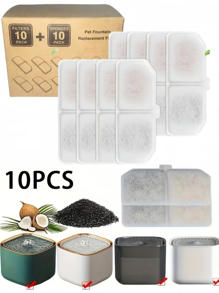 Filtros carbón activado y resina para bebedero perros y gatos - imagen 3