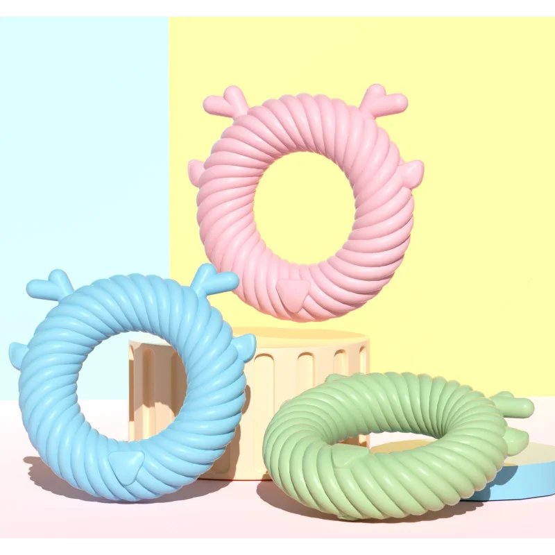 Juguete Molar para perros, cepillo de dientes con forma de ciervo de dibujos animados, Limpieza de dientes, punto de masaje, pasta de dientes para mascotas, juguete para el cuidado bucal - imagen 4