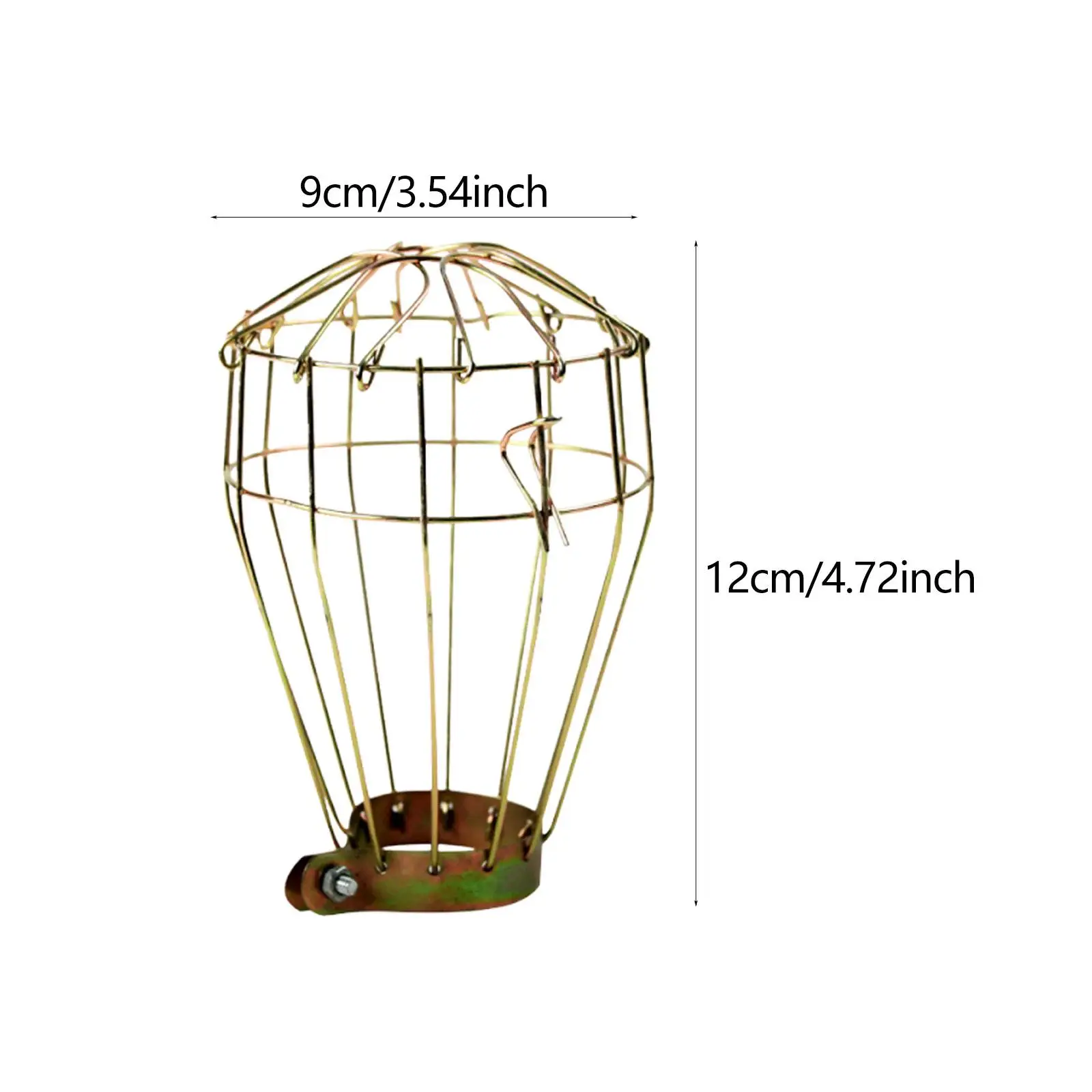 Reptile Heat Lamp Mesh Guard Anti Burn Light Shield Iron Lampshade for Turtles Chicks Birds Cage