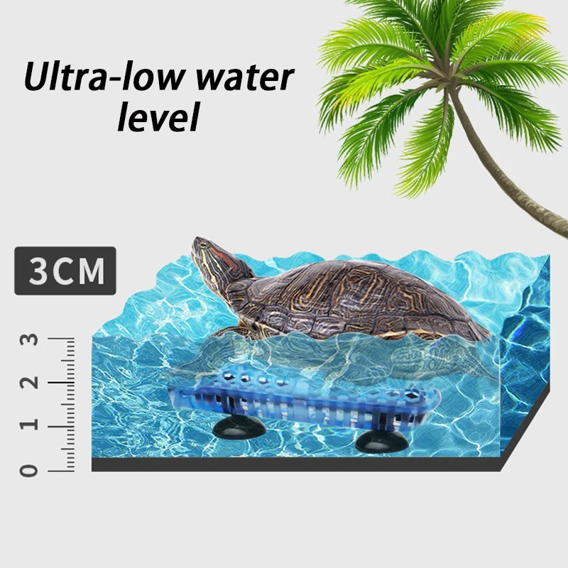 Varilla calefactora de tortuga de bajo nivel de agua de 3CM, calentador pequeño para acuario, varilla calefactora automática externa de temperatura constante, Mini - imagen 2