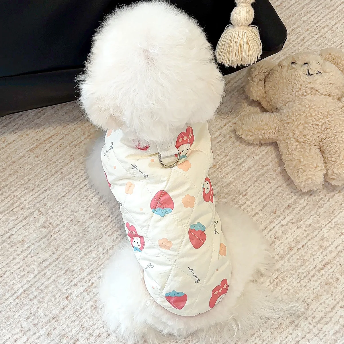 Chaleco cálido de otoño e invierno para mascotas, abrigo grueso de doble cara, chaqueta para perros y gatos para perros pequeños y cachorros |   Ropa para clima frío