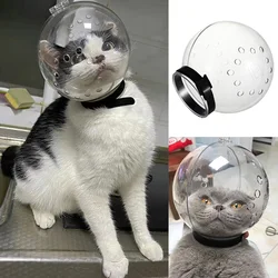 Transportín ovoide con bozal, protección y set de aseo para gatos