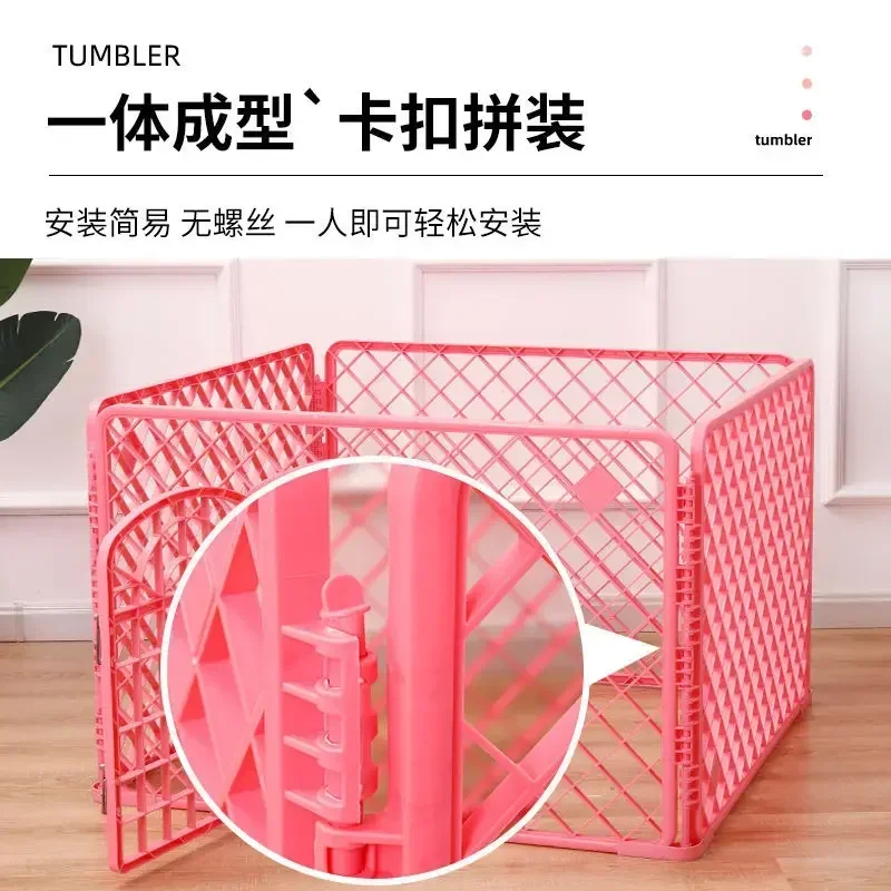 Caja para mascotas, puerta de aislamiento, jaula para perros, valla de hierro, casa para perros pequeños y medianos, valla doméstica, productos para mascotas - imagen 4