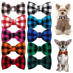 Pajarita de algodón y collar deslizante para perros pequeños