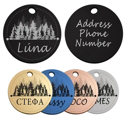 Placa con nombre grabado para perros – Etiqueta identificativa