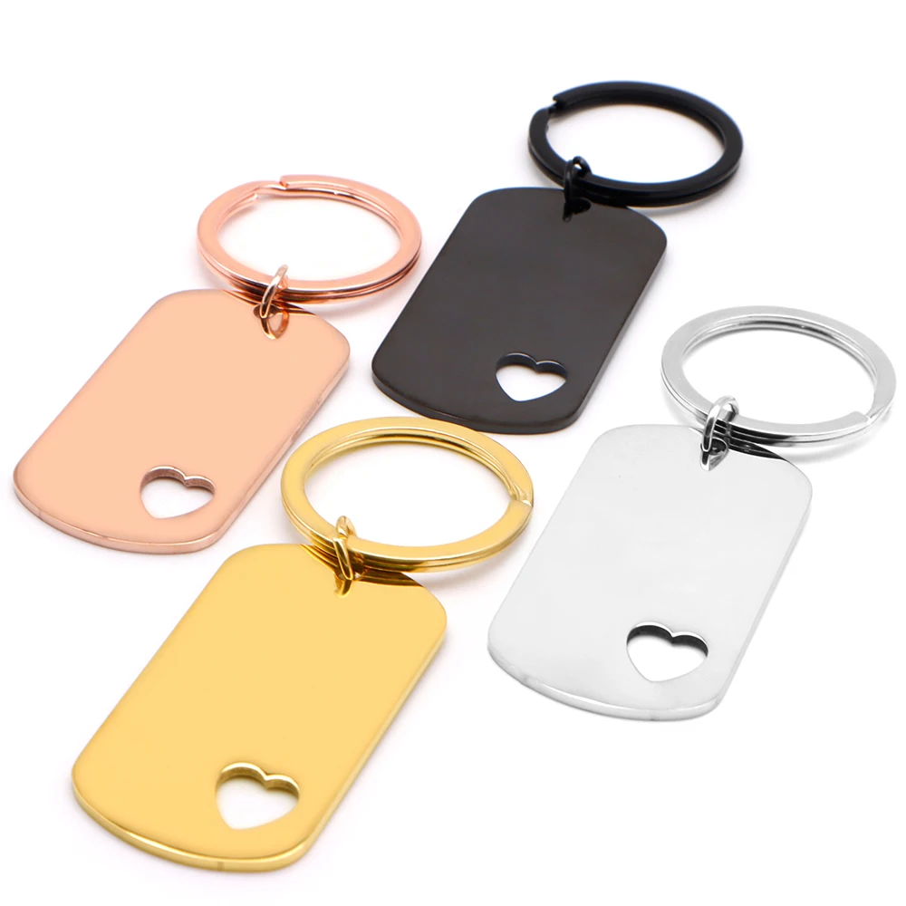 Wholesale50pcs ทหารกองทัพสุนัข ID แท็กสแตนเลส Custom ส่วนบุคคลแกะสลักชื่อที่อยู่โทรศัพท์ Key Ring - imagen 3