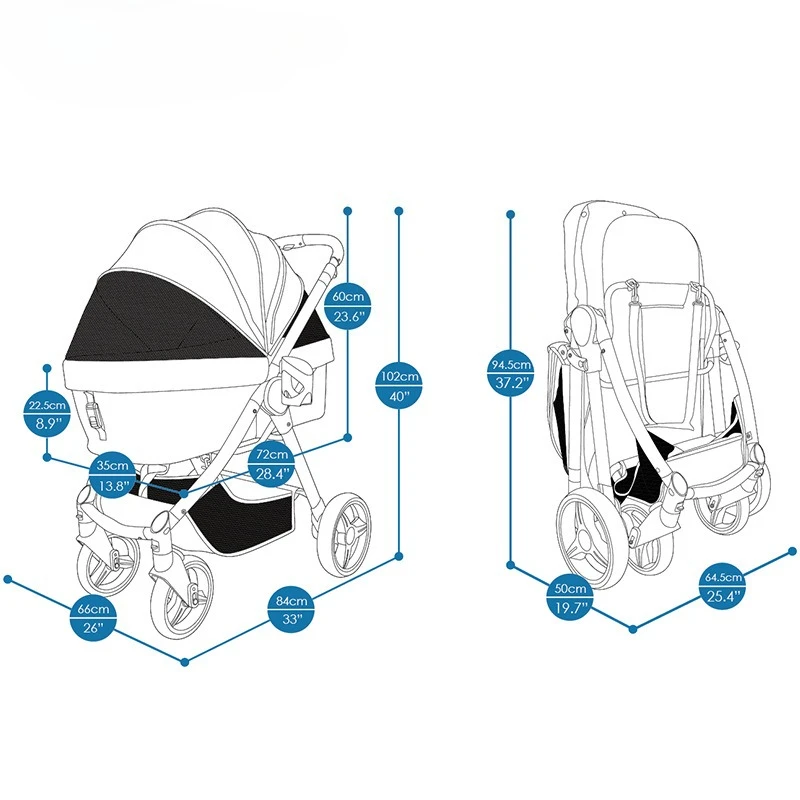 Cochecitos para mascotas FS2102 Cochecitos para perros Gato Versión mejorada de primera clase Productos para mascotas múltiples - imagen 5