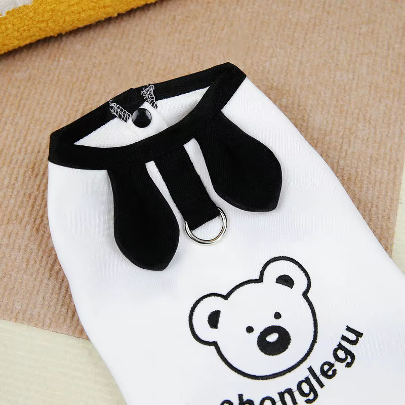 Chaleco de verano con estampado de oso para perros mini - imagen 5