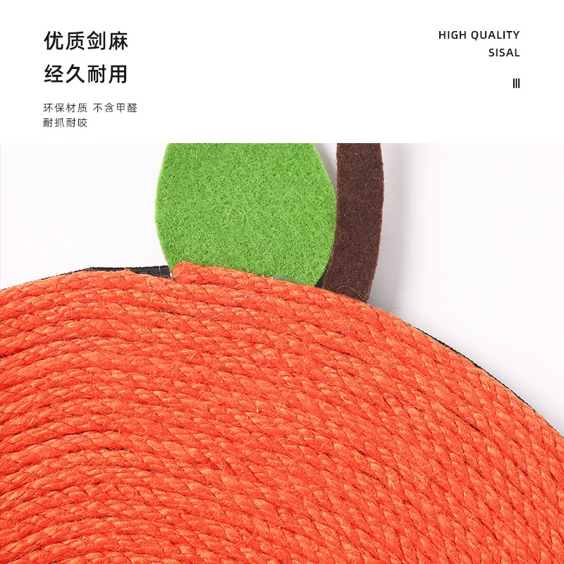 Cuerda de cáñamo de Sisal para rascador para gatos, cuerda de cáñamo resistente a las rascador para gatos anaranjadas, juguete para gatos, cojín de garra de sofá antiarañazos, rascador para gatos - imagen 4
