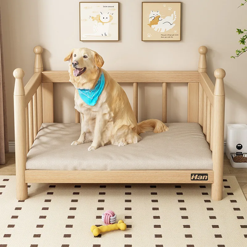 Cama de madera para perros grandes, medianos, pequeños y gatos - imagen 2